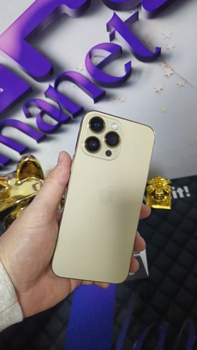 iPhone 14 PRO MAX Gold 128GB Baterie:78%.Preṭ fix!