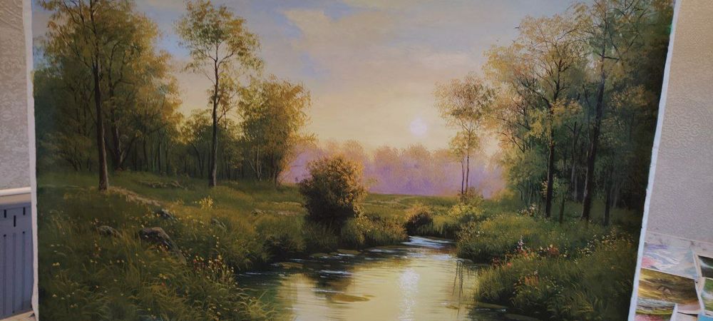 картина маслом на холсте