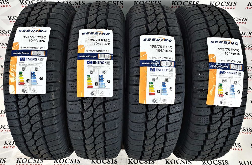 Anvelope noi iarna m+s 195 70 15C Sebring ( by Michelin )