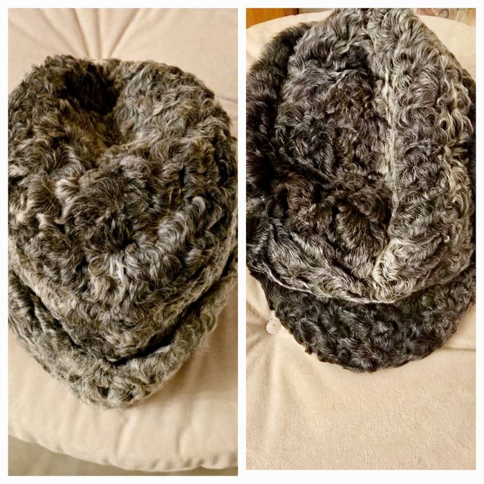 Caciuli astrahan natural, barbatesti