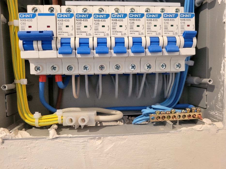 Монтаж проводки квартиры Астана