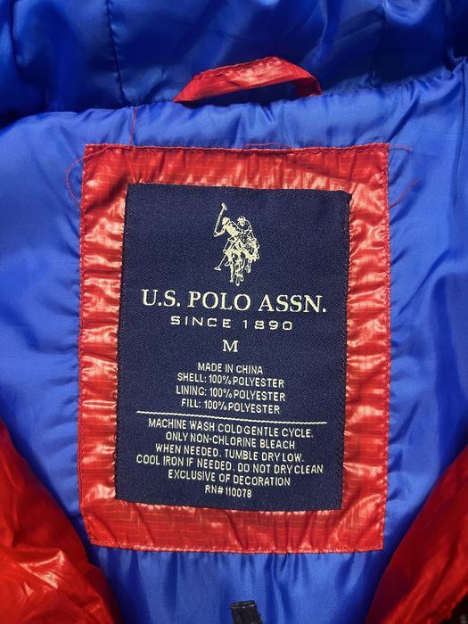 U.S. Polo Assn. puffer vest (грейка с качулка)
