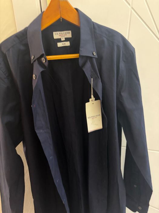 Продается Рубашка от Бренда Polo L (50-52) темное-синый