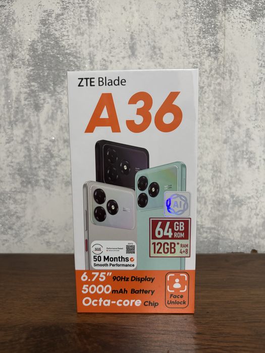 ZTE Blade A36, 64/12GB