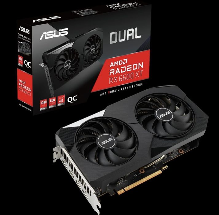 Видеокарта Asus Radeon Rx 6600 XT 8 gb.