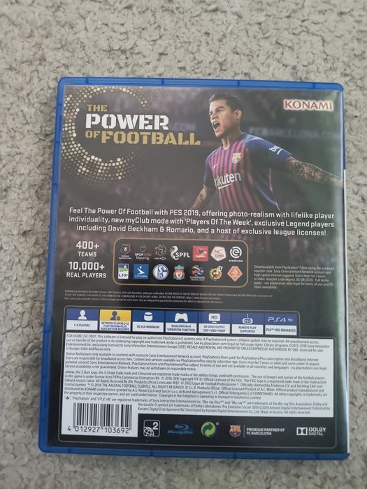 Игра за PS4 става за PS5 също  ,,PES 2019" PRO EVOLUTION SOCCER