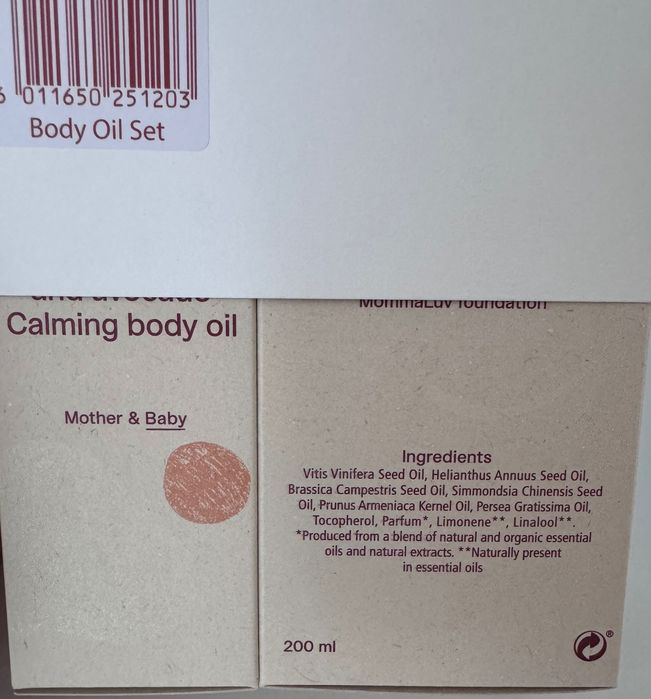 Козметика за мама и бебе Kenko, подаръчен комплект body oil неотварян