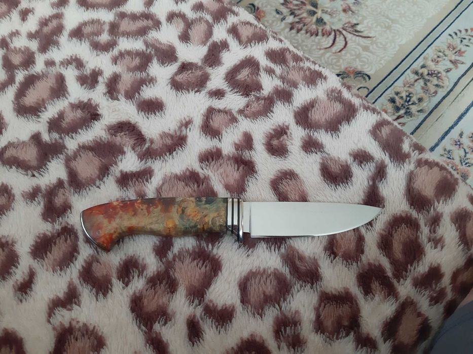 Нож на Андрей Бирюков от К340 стомана закален на 62hrc