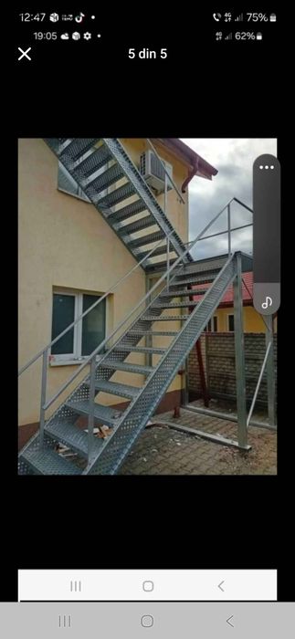 Scara zincata și cum doriți montaj și transport gratuit mai multe