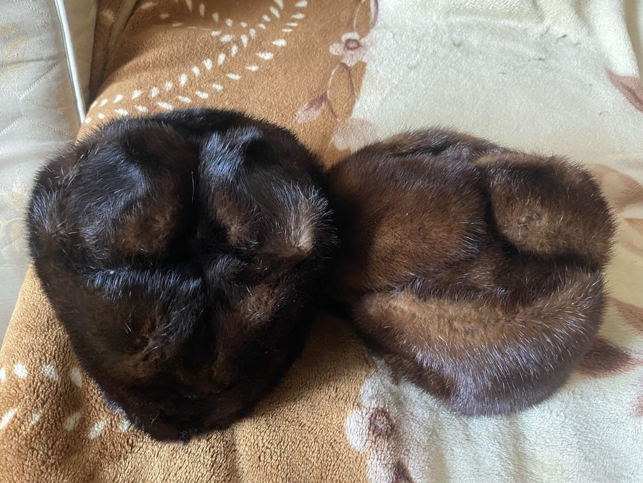 Продам 2е норковые формовки (шапки)