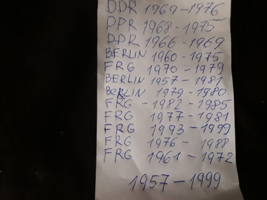 Класьори с марки,пълна колекция Германия 1957-1999,класьор с марки