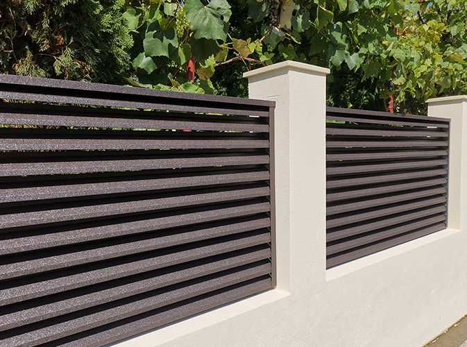 Garduri din panou stil jaluzele de diferite modele si dimensiuni