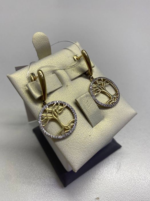 Золотые серьги   #КН25605