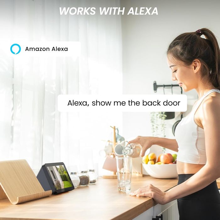 Cameră Supraveghere exterior 2K WiFi Solară, Baterie 5000 mAh, Cinnado