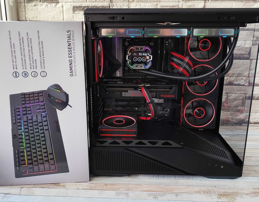 Calculator / PC Gaming AM5 – Ryzen 5 7500X3D + RX 9060 XT 16GB + 16GB DDR5 + Cadou