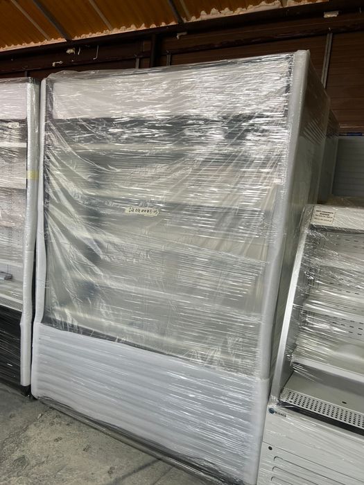 Vitrina/raft frigorific cu perdea de aer si led