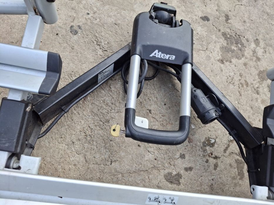 Suport rabatabil  Atera ptr 2 biciclete cu prindere carlig auto