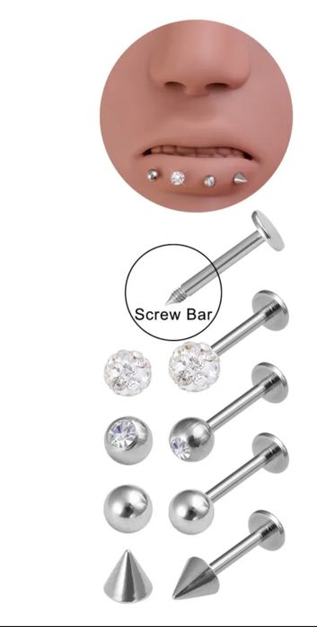 Kit piercing-uri buza sau ureche