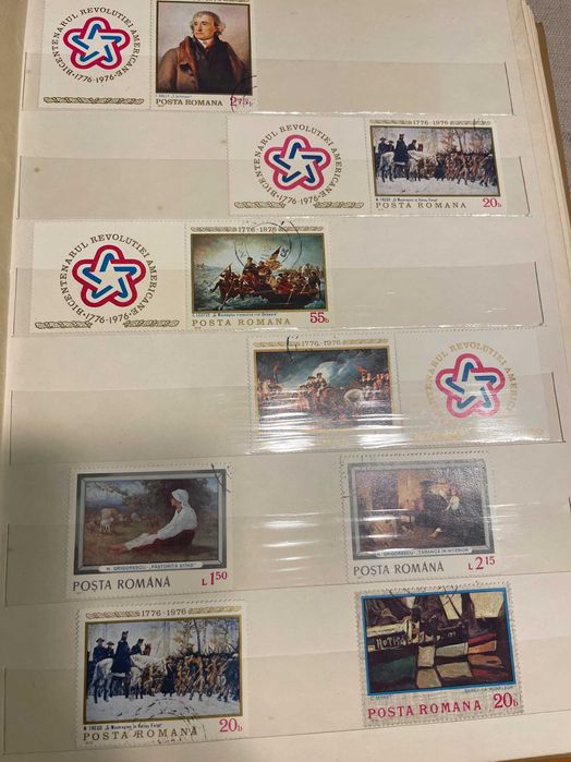 Vand clasor cu timbre vechi romanesti.