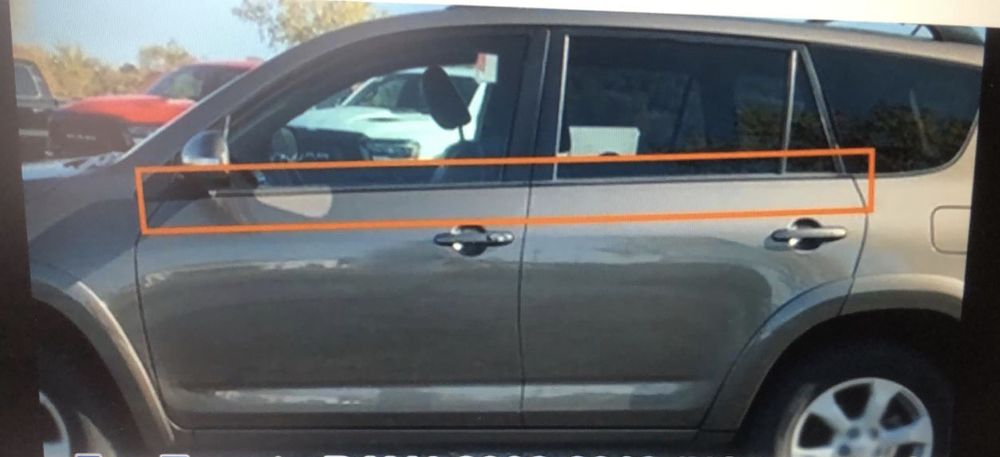 Rav4 06-12 молдинг стекла