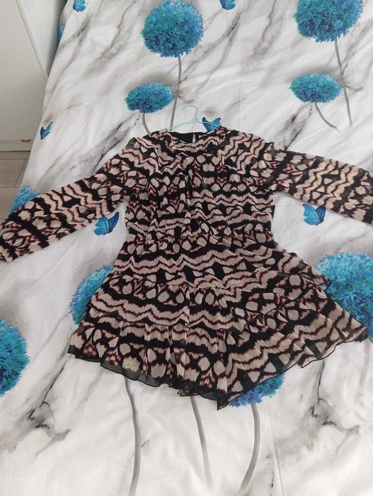 Rochie leopard medie