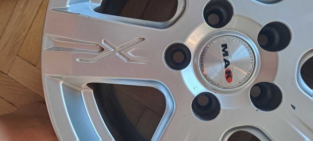 4 броя италиански алуминиеви лети джанти MAK за VAG групата