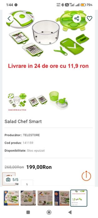 Salat Smart Cheff Genius (văzut la TV )