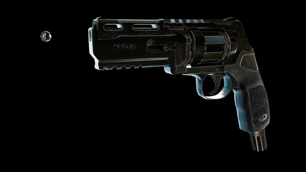 PiSTOL CU BILE CAUCIUC!! Arma Airsoft Calibrul 50.04 MM HDR Metal Co2