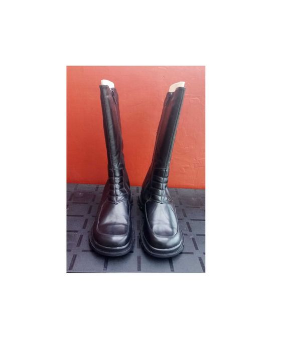 cizme negre piele, marime 40