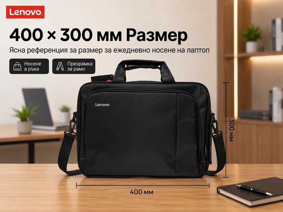 Чанта за лаптоп Lenovo TM200 ThinkPad 14-15.6 инча Водоустойчива бизнес чанта презрамка