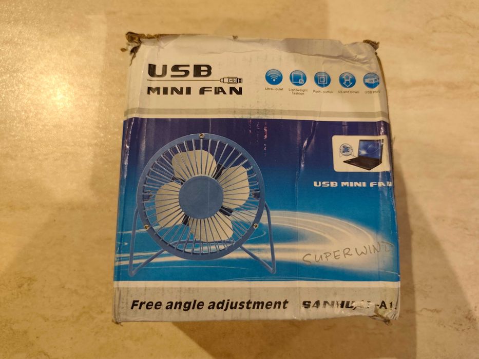 Mini USB Desk Fan 4 inch