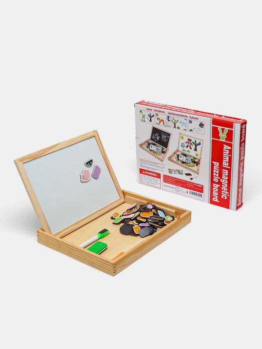 Двусторонний развитие знаний магнитная доска цветные мелки в комплекте