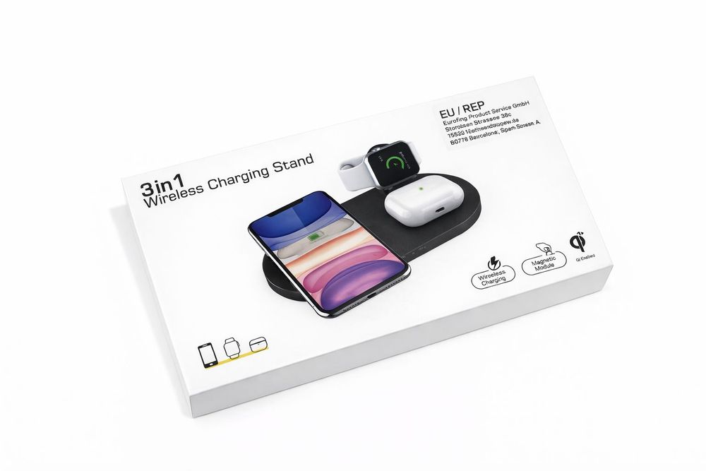 Wireless Charging Stand 3-в-1