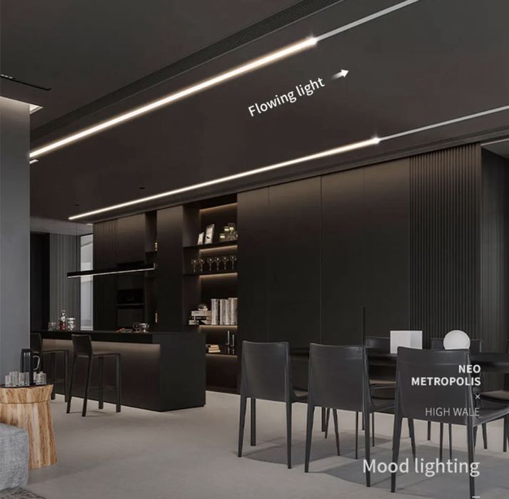 Адресные белые светодиодные ленты с анимацией бегущая вода WS2811