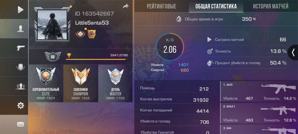 Аккаунт стандофф2