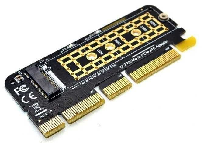 Переходник NVMe M.2 PCIe , адаптер, плата расширения, NVME, SATA: 90 ...