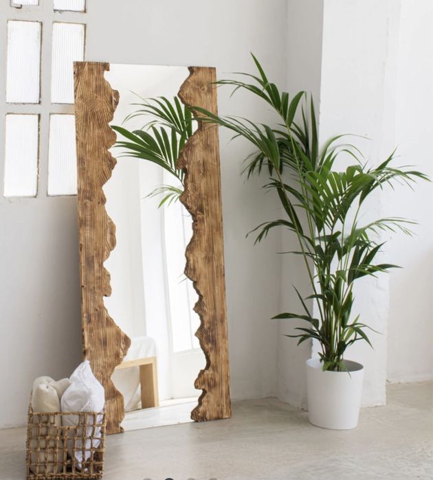 Огледало Рустик стил огледало за коридор,баня,стена Уникат