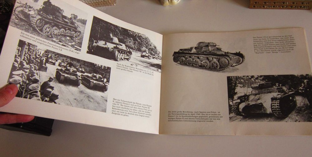 revista  Panzer 1 Waffen Arsenal,Germany 1976 1st edition