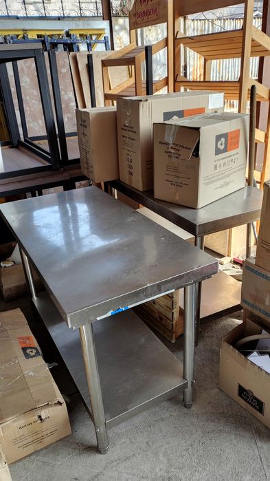 Стол для разделки, металлический