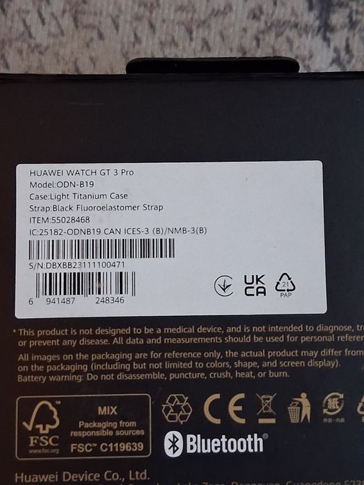 Huawei Gt3 pro TITAN