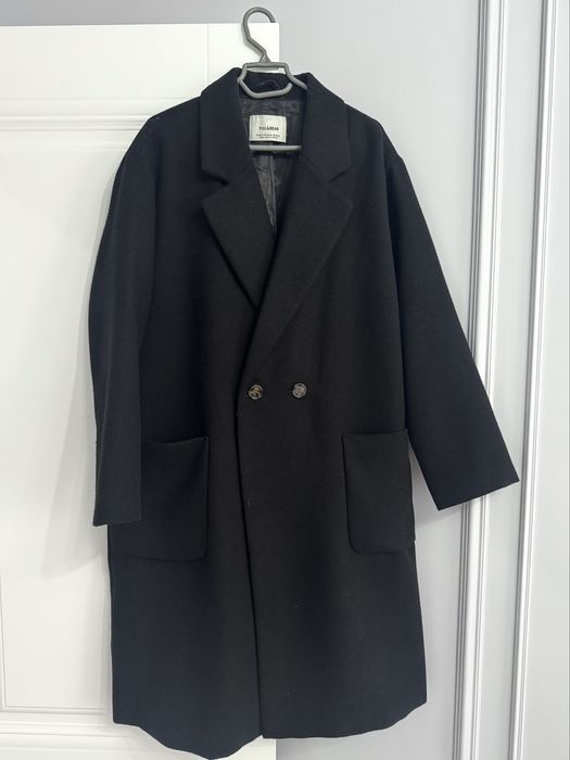 Продам черное пальто б/у