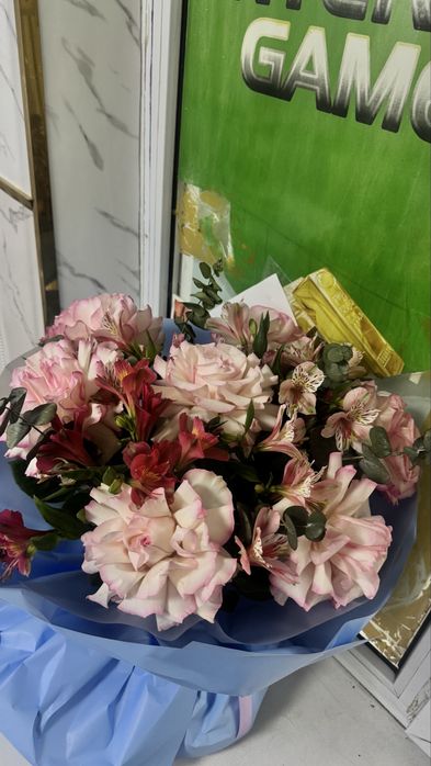 Цветы букет срочно саяхат