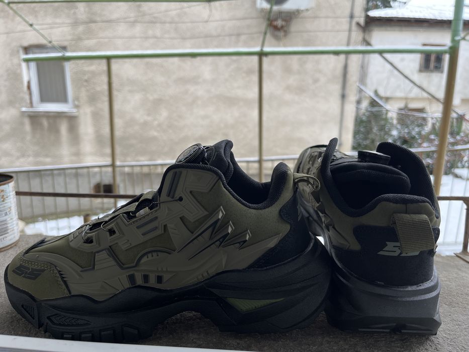 Мъжки маслено зелени маратонки