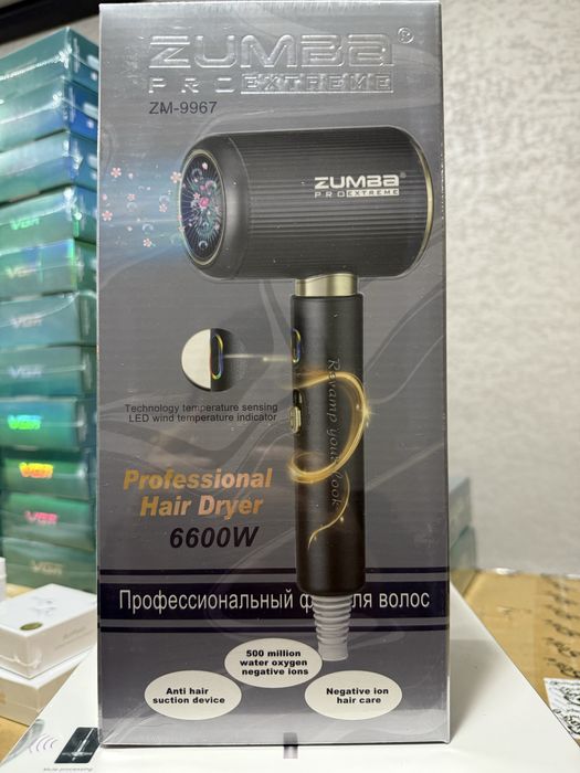 Фен для волос Соч учун fen Оригинал Zoomba Pro extreme Сифатли!