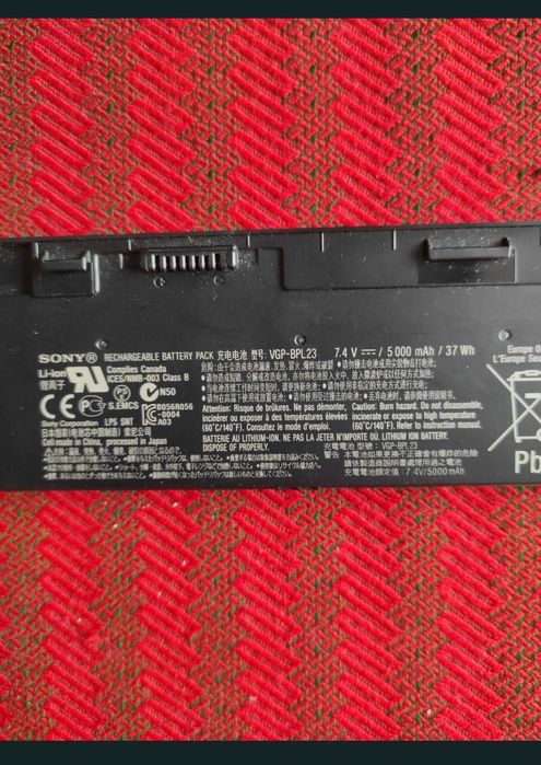 Acumulator de 5000 mAh pentru notebook, minilaptop Sony, în stare perf