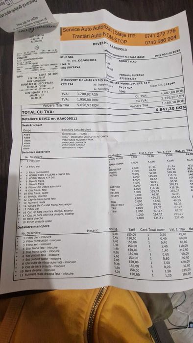 Se Vinde 2003 Discovery 2 Facelift TD5 Automat