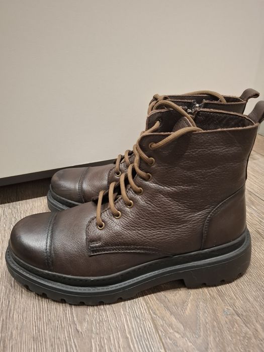 Мъжки зимни боти от естествена кожа 42