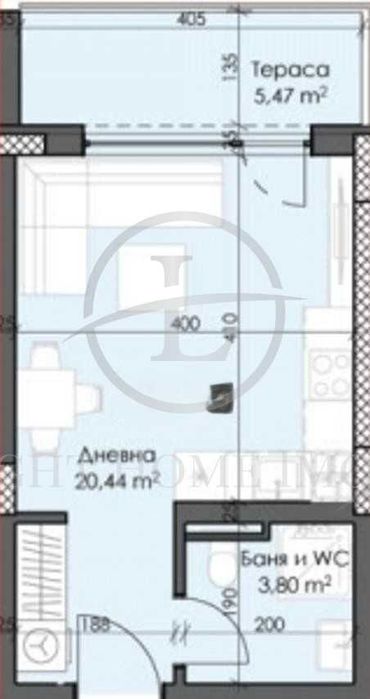 Продава се Едностаен апартамент в Пловдив, Тракия - 43 кв.м за 708 €/кв.м - Снимка #3