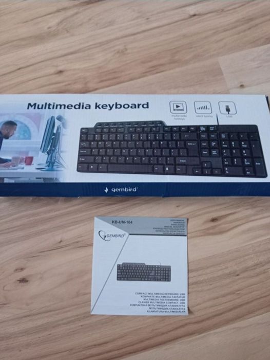 tastatura noua usb multimedia gembird 111 taste noua