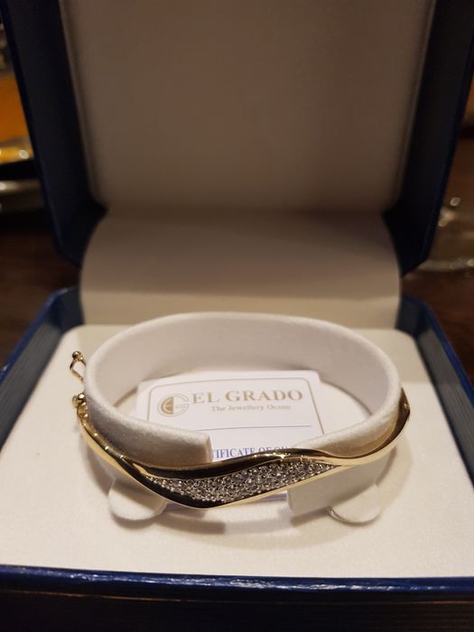 Златна гривна 14ct El grado